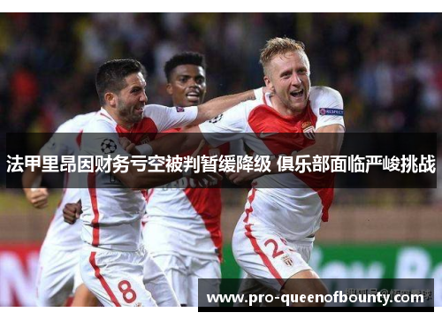 法甲里昂因财务亏空被判暂缓降级 俱乐部面临严峻挑战 法甲里昂因财务亏空被判暂缓降级 俱乐部面临严峻挑战